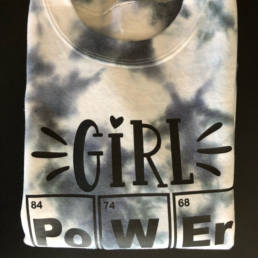 Tie dye crewneck sweatshirt